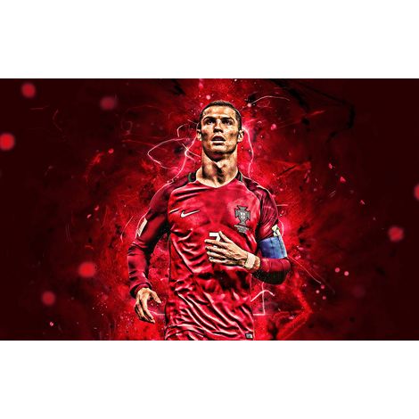 Papier peint panoramique Football - Joueur de Foot - 130 cm x 81 cm (1/2)
