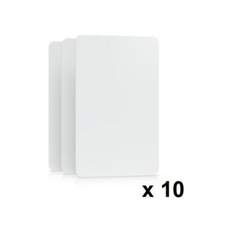 Ubiquiti UA-Card-W-10 Pack de 10 tarjetas NFC de alta seguridad que se utilizan para el control de acceso dentro de UniFi. Compatible con UA-G3, UA-G2