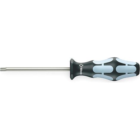 Tournevis pour vis TORX, acier inoxydable, TX 40 x 130 mm, Noir/Ice bleu