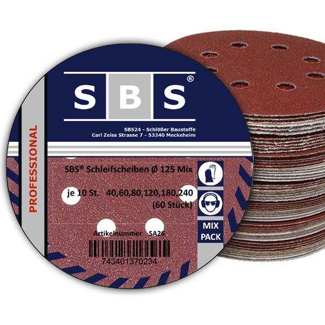 Klett Schleifscheiben 125mm Mix Sortiment K40-K240 Exzenter Schleifpapier (1/5)
