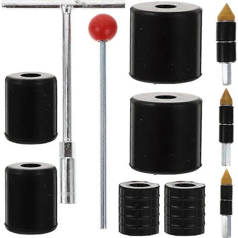 1 jeu d'outils de plomberie : clé, clé à tuyau, outil pour bouchon d'eau, outils de plomberie, goupille pour bouchon d'eau, goupille thermofusible, cuivre. (1/5)