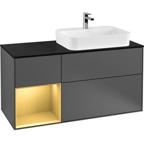 VB Waschbeckenunterschrank Finion F39 1200x603x501mm m Bel FK/RE/AP: GK/HF/2
