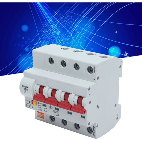 Intelligenter 4-poliger Schalter mit Fernbedienung, WLAN und Bluetooth, 40-A-Leistungsschalter (1/5)