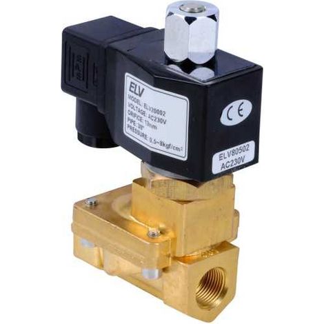 Electrovanne bronze 3/4'' NO action indirecte