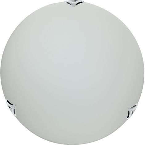 Plafoniera Candellux Sara tonda bianca/cromo 30cm E27 (1/3)