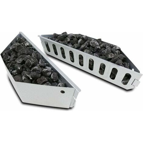 Paniers à Charbon de bois pour Weber 7403, One Touch, Master Touch et tous les autres barbecues à charbon de bois 47 57 67 cm, Char-Basket pour Chaleur directe et Indirecte, Lot de 2