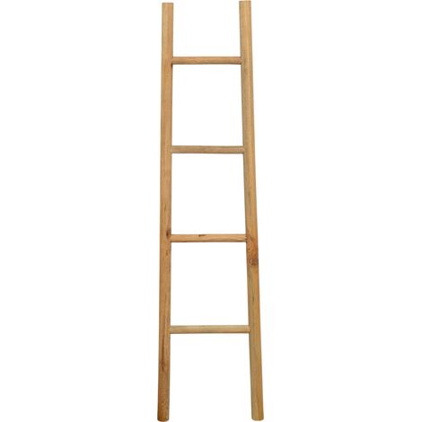 Biscottini Bathroom Towel Ladder - Wooden Towel Hanger Ladder - Decorative Wall-Mounted Towel Rack (1/5)