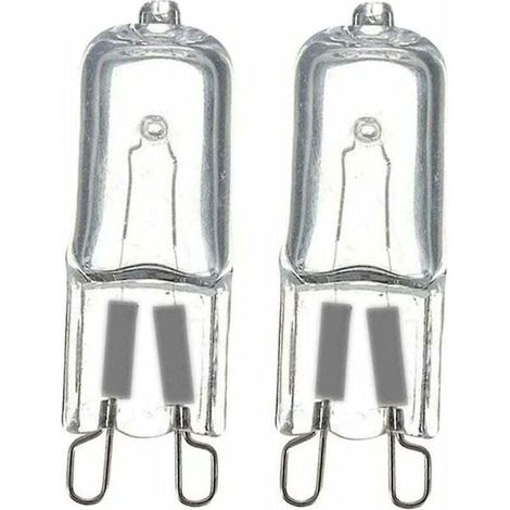 Alovez – Ampoule halogène G9 dimmable 40 W – Blanc chaud 2800 K – 1000 lumens – Angle de diffusion 360° – Pack de 2 pièces (1/4)