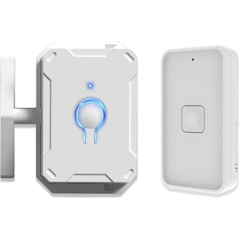 Interruttore intelligente wireless con telecomando, robot sensibile al tocco per spegnere le luci a distanza, kit interruttore wireless per casa/camera studentesca (unità principale bianca + TV) (1/5)