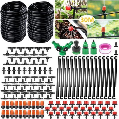 Garden Irrigation System, 149 Pcs Micro Drip Irrigation Kit, Automatic Watering, Drip Irrigation System for Garden Plants - 30M Drip Tubing (1/5)