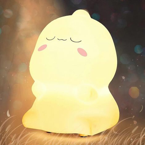 Veilleuse pour enfants, veilleuse à piles, lampe de table 7 couleurs, décoration de chambre, rechargeable par USB. (1/5)