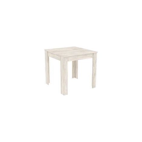 TAVOLO FISSO  80X80XH75CM FRASSINO BIANCO
