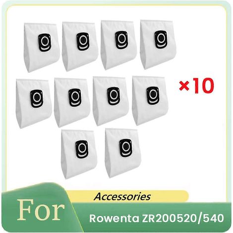 Lot de 10 sacs à poussière pour balayeuses ZR200520/540/740 - Accessoires et pièces de rechange (1/5)