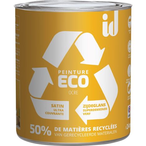 PEINTURE ECO RESPECTUEUSE  SATIN OCRE 2L - ID Paris (1/2)