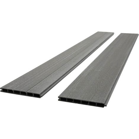 HOME DELUXE - WPC Sichtschutzzaun CALLADO - 1x Ersatzpaneel - Maße: 20,3 x 2 x 170 cm I Blickschutz Windschutz Sonnenschutz Gartenzaun Steckzaun Sichtschutz-Zaun WPC-Zaun