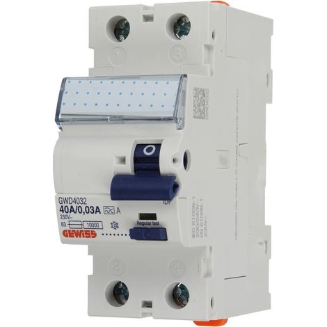 Interrupteur différentiel 40A 0,03A