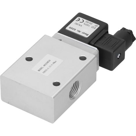 Électrovanne 2 positions 3 voies à commande unique, distributeur directionnel 12 mm de diamètre 8020850AC220V (1/5)