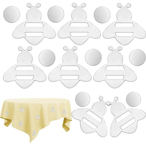 Lot de 8 poids de nappe Pour l'extérieur Extra lourds Magnétiques En acier inoxydable (1/5)