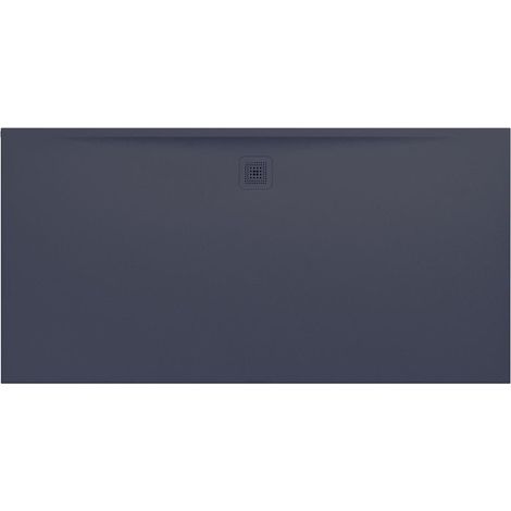 Receveur de douche LAUFEN PRO rectangulaire, bonde côté long 2000 x 1000 x 36 mm anthracite LAUFEN