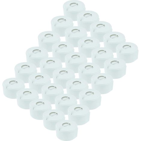 vhbw 30x Filtre HEPA compatible avec Dyson WD05, WD05 TALL, Tap AB09, WD04, AB10 TALL, AB11, AB10 sèche-mains H13, blanc (1/4)