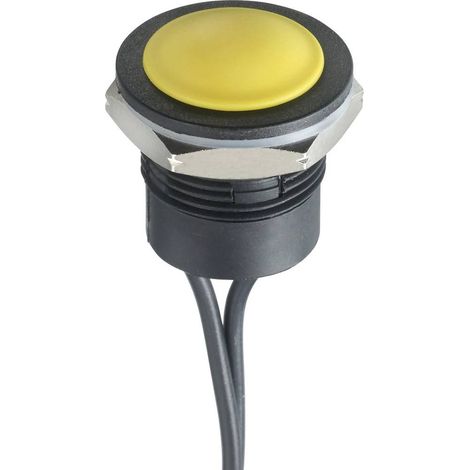 APEM IPC3SAD3 IP Series Pulsante 28 V/DC 5 A 1x Off / (On) Momentaneo (Ø x A) 12 mm x 20 mm IP69K 1 pz.