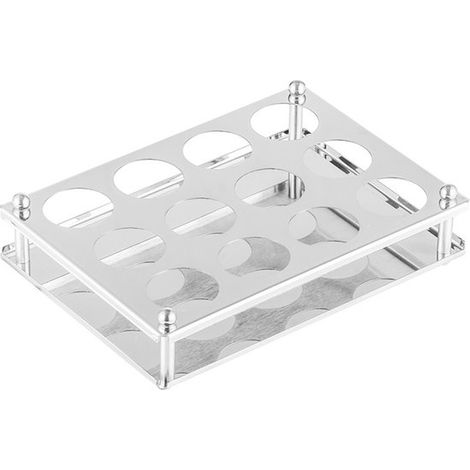 Estante para vasos de whisky，escurridor de copas de vino，soporte para copas de vino，escurridor para bar y cocina con 12 agujeros (1/4)