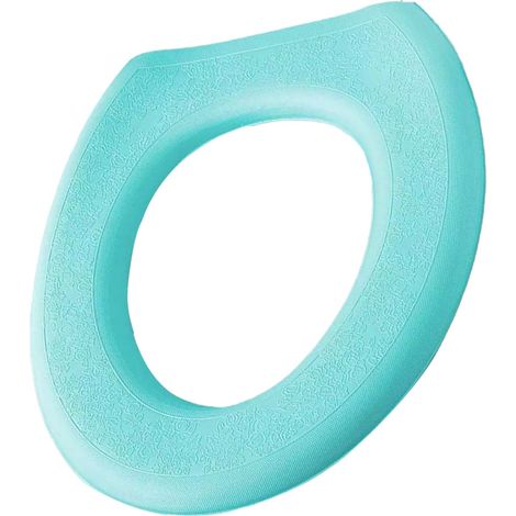 Coussin De Siege De Toilette - En EVA Impermeable Souple - Forme O Universel - Auto-Adhesif - Pour Salle De Bain - 1 Pièce (1/5)