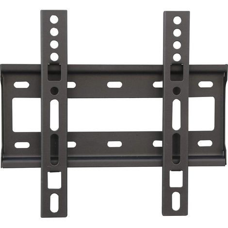 Support Mural Fixe Universel pour TV 24''-60'' capacité 30 kg vessie 50 x 50, 75 x 75, 100 x 100, 200 x 100, 200 x 200 Noir