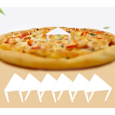 100 Dreibein-Pizzaständer, Einweg-Pizzaständer aus Kunststoff, Pizzaausliefer-Trennwände, antihaftbeschichtete Ständer, auf Lager (1/5)