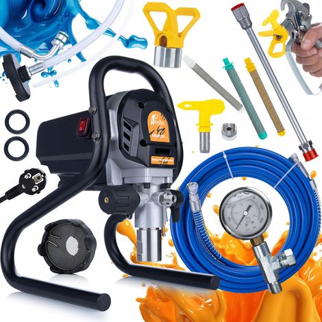 Agitatore di Vernice Rosfix EcoFlow 1200 – 1200W, 1,7L/min Lancia 30cm, Filtri 30/60/100 Mesh Vernici Acriliche, Emulsioni, Latex (1/5)