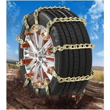 NALOOKAMIC Chaîne antidérapante de voiture,205-265mm,2PCS