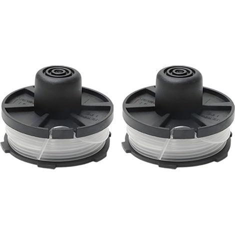 Bobine filetée de rechange pour tondeuse à gazon,Compatible avec Makita 18V dur181/RF/Z,195858-1/196145-9 rechange pour coupe-herbe,Inclus：2 bobines rechange (1/5)