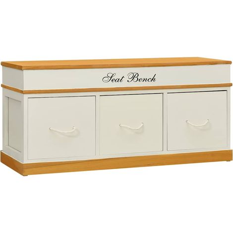Banc de rangement de chaussures Meuble à Chaussures - Étagère à Chaussures BV267746 - BonneVie (1/5)