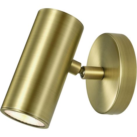 Aplique LED de pared, ideal para exhibir retratos artísticos, luz cálida de 5W (color cobre). (1/5)