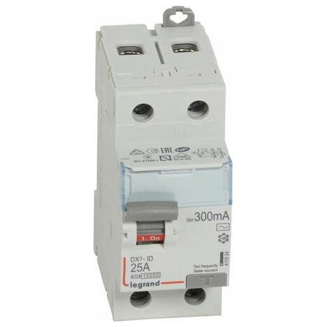 Interruttore differenziale DX3 2/25/300AC