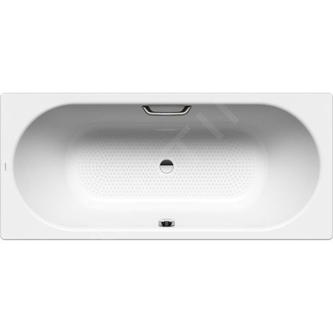 Kaldewei Ambiente - Baignoire rectangulaire Classic Duo 114, 190x90 cm, avec trous pour les poignées, antidérapante sur toute la largeur, blanche 291510210001 (1/4)