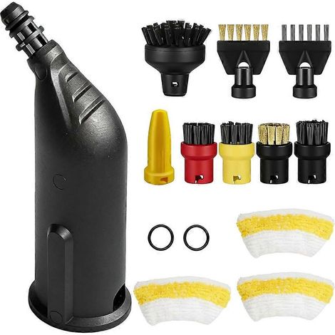 Accessoire pour nettoyeur vapeur Kärcher SC1 SC2 SC3 SC4 SC5 : kit de brosses et embout allongé (1/5)