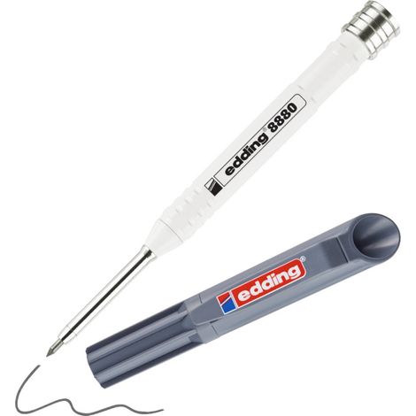edding 8880 Tieflochmarker 16,6 cm weiß