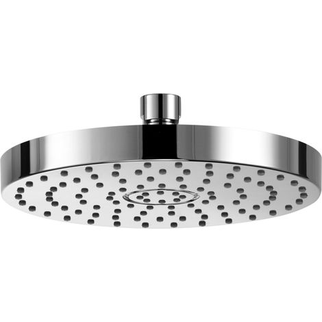 Soffione doccia Keuco Edition 400, 51686, rotondo, diam. 180 mm, colorazione: Nero cromato nero spazzolato - 51686130100 (1/5)