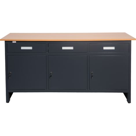 Werkbank GROSNY 170 cm anthrazit (1/2)