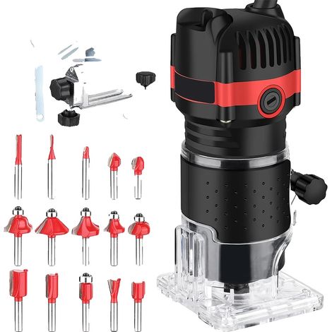 Défonceuse, Haute Puissance, Découpe Précise, 800W (1/2)