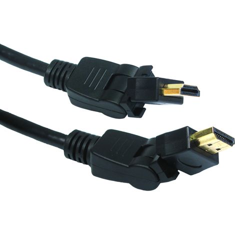 Câble HDMI RS PRO 2m, HDMI vers HDMI, HDMI Mâle  HDMI Mâle ( Prix pour 1 )
