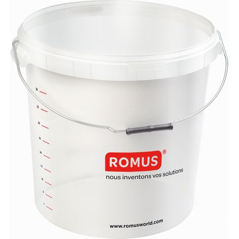 Seau Gradué 30l Romus Robuste, Gradué, Grande Capacité - Romus