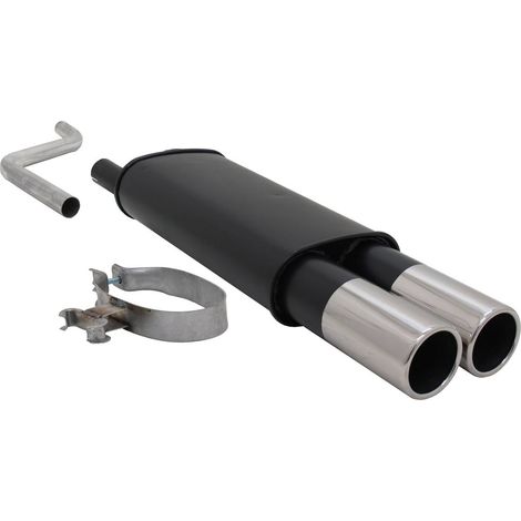 Silencieux Echappement VW Polo 86C de 1990 a 1994 sortie 2 x 90mm-27672857