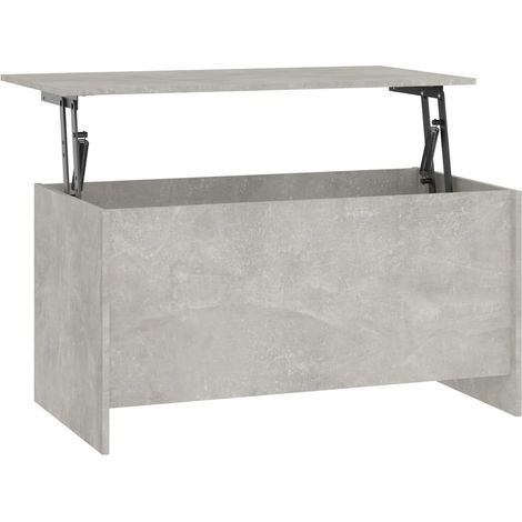 Maison Exclusive - Tavolino Grigio Cemento 102x55,5x52,5 cm in Legno Multistrato