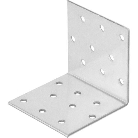 Ángulo de carpintero, conector de construcción, acero galvanizado, 60x60x60 mm