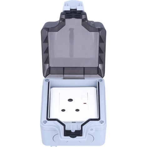 Boîtier de prise extérieure/prise murale, étanche IP66 250 V 15 A