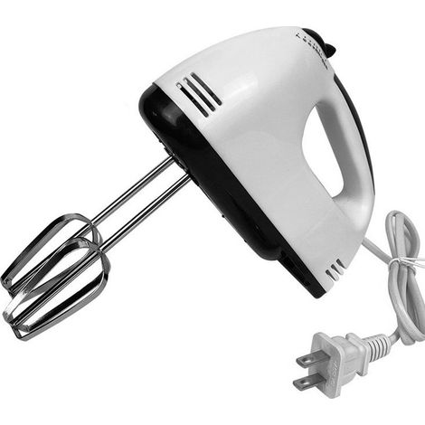 Batteur électrique à main avec 4 fouets pour œufs, gâteau, crème et pâte, 110V prise US (1/5)