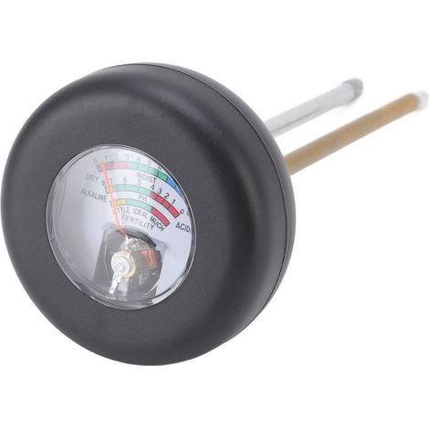 3-in-1-Bodentester: Feuchtigkeit, pH-Wert und Fruchtbarkeit. Doppelte, empfindliche Sonde und gut lesbare Skala. (1/5)
