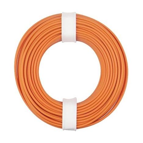 Donau Elektronik  150-017 Cavo per cablaggi 1 x 0.50 mm² Arancione 10 m
